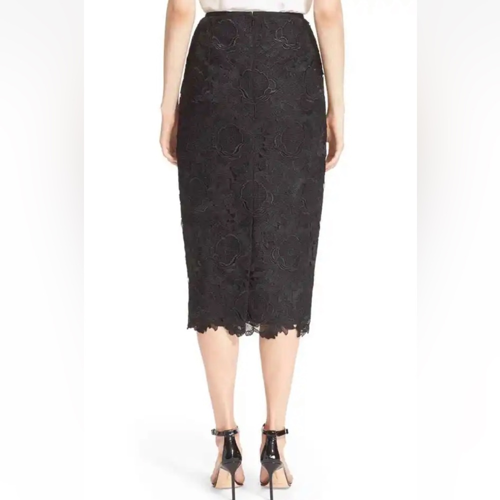 Ted Baker London Black Lace Midi Skirt - Picture 5 of 11